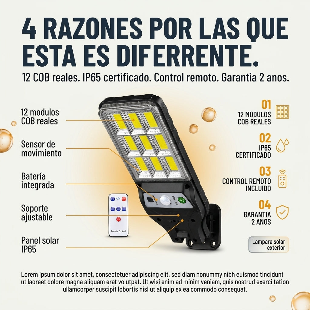 Lámpara Solar LED Suburbana - id38822 / 23479 — vista 3