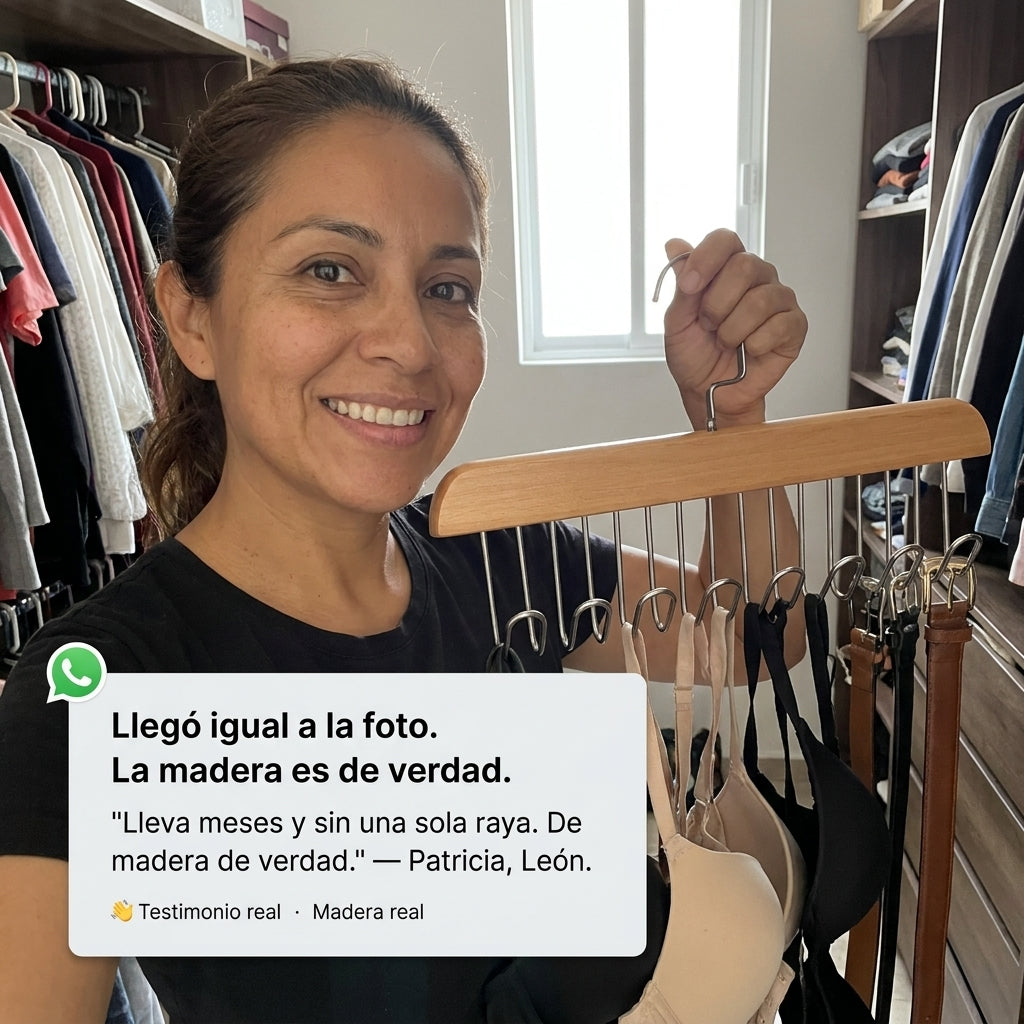 Closet 360® x2 PERCHERO DE MADERA - id21636 — vista 6